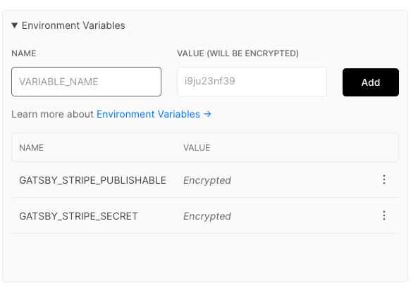 Vercel Environment Variables