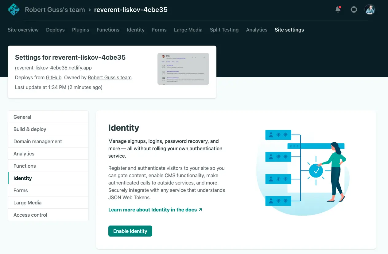 Netlify Identity